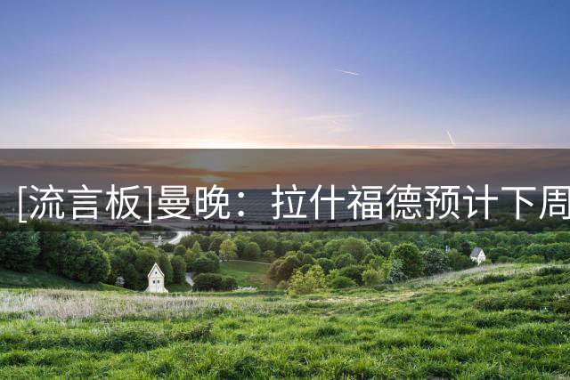 [流言板]曼晚：拉什福德预计下周回曼联训练，有望对米兰季前赛出场